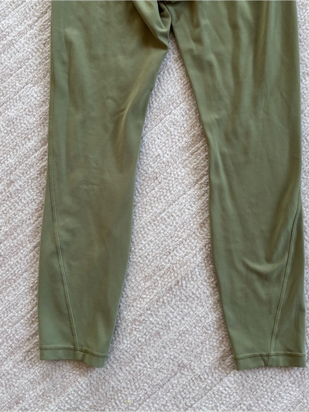 lululemon athletica Olive Green High-Rise Leggings size 6 - Picture 3 of 11